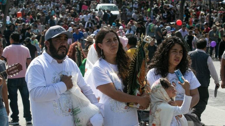 Por peregrinos en la Basílica de Guadalupe estas calles se mantienen cerradas