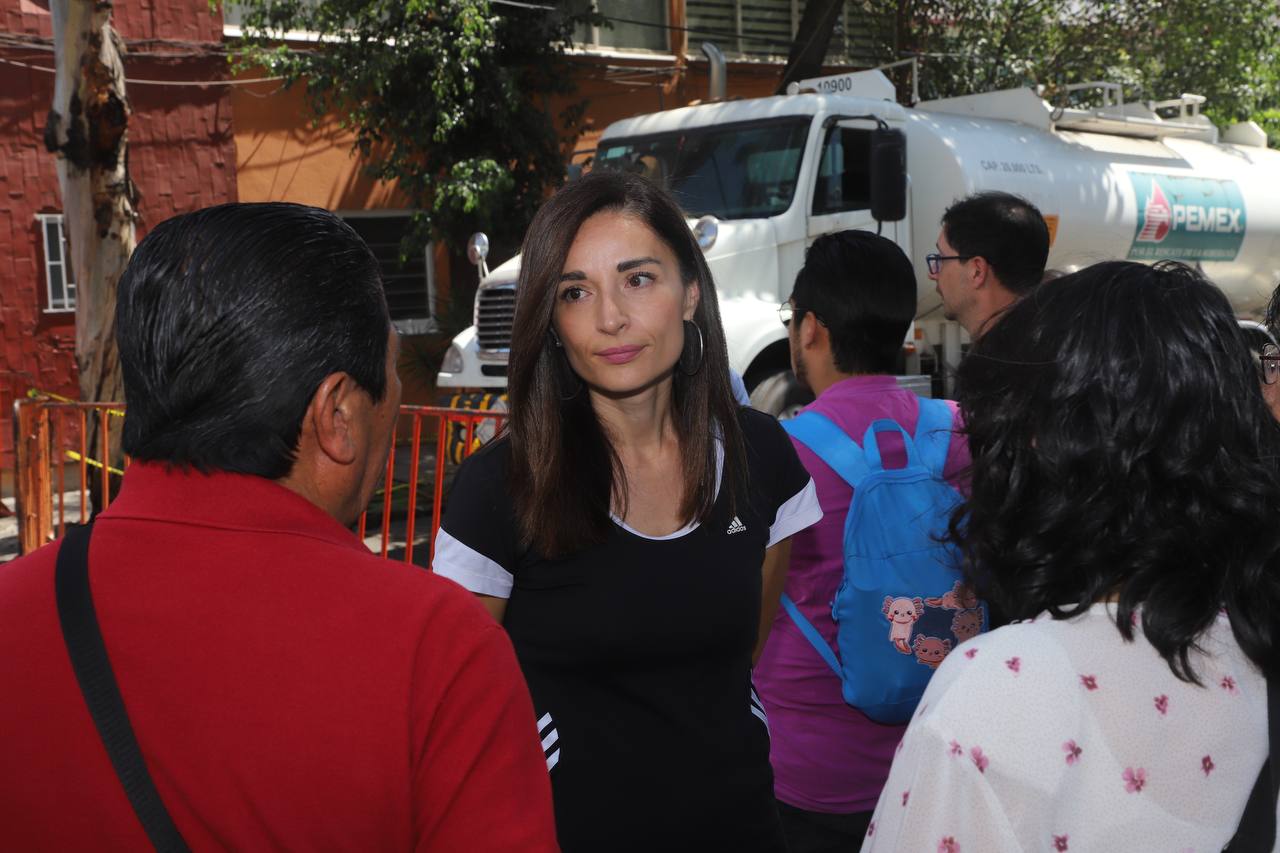 Llama Laura Ballesteros a Martí Batres a un pacto por el agua para solucionar crisis en BJ