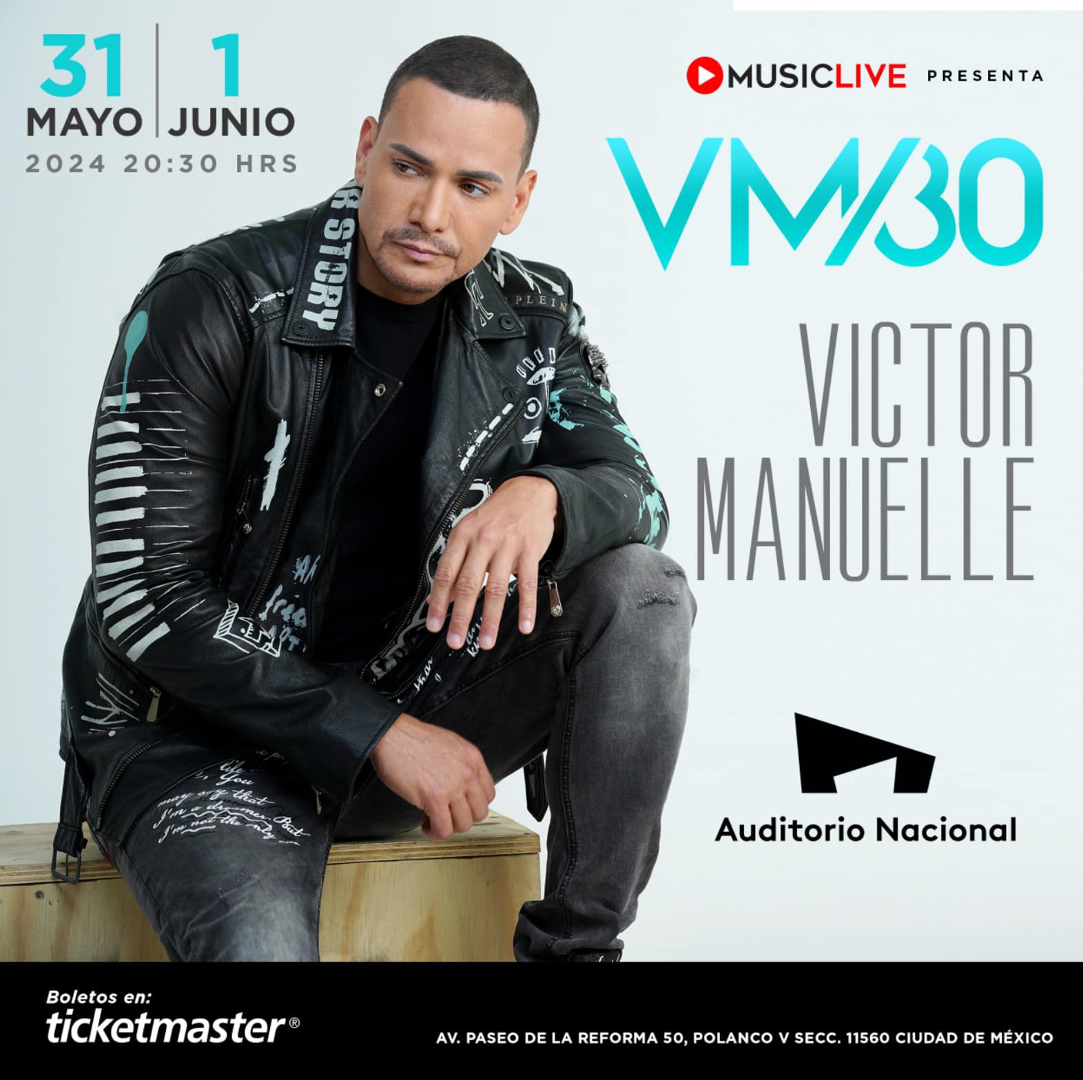 El salsero VICTOR MANUELLE regresa a México con dos shows en Auditorio Nacional