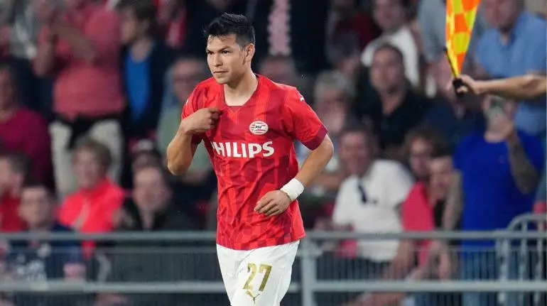 El ‘Chucky’ Lozano anota en la goleada del PSV Eindhoven
